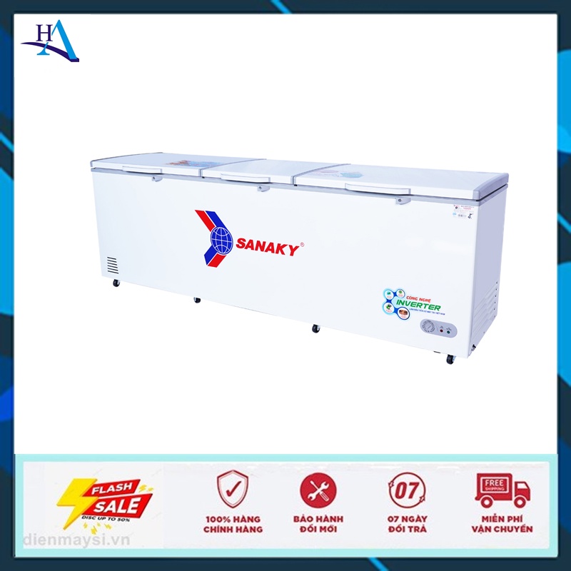 Tủ đông Inverter Sanaky 1100 Lít VH-1199HY3 (Miễn phí giao tại HCM-ngoài tỉnh liên hệ shop)