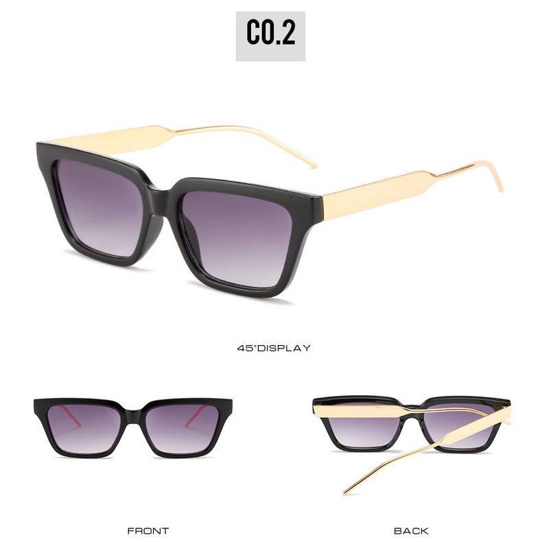 Kính Mát Nữ Gọng Kim Loại Cao Cấp Sang Trọng