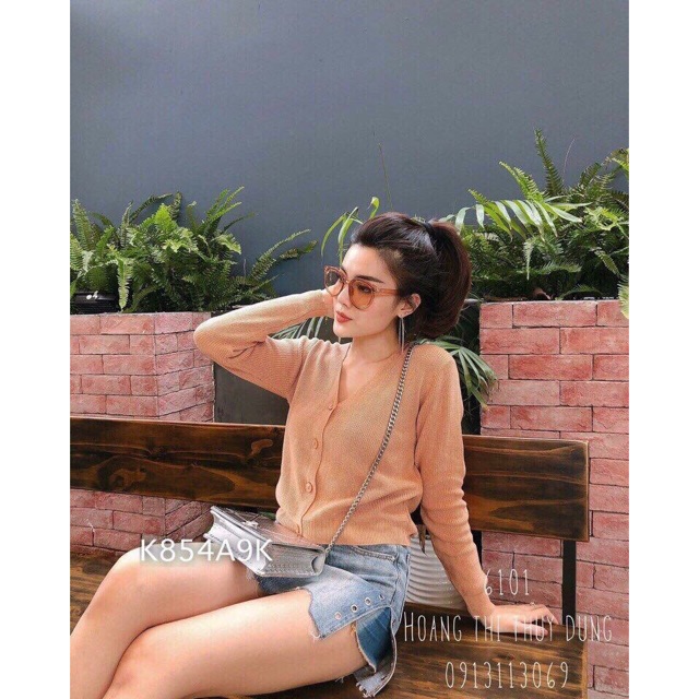 [Mã ICB0511 giảm 25% đơn 50K] Áo len lưới mỏng cổ tim (video+ảnh thật) | BigBuy360 - bigbuy360.vn