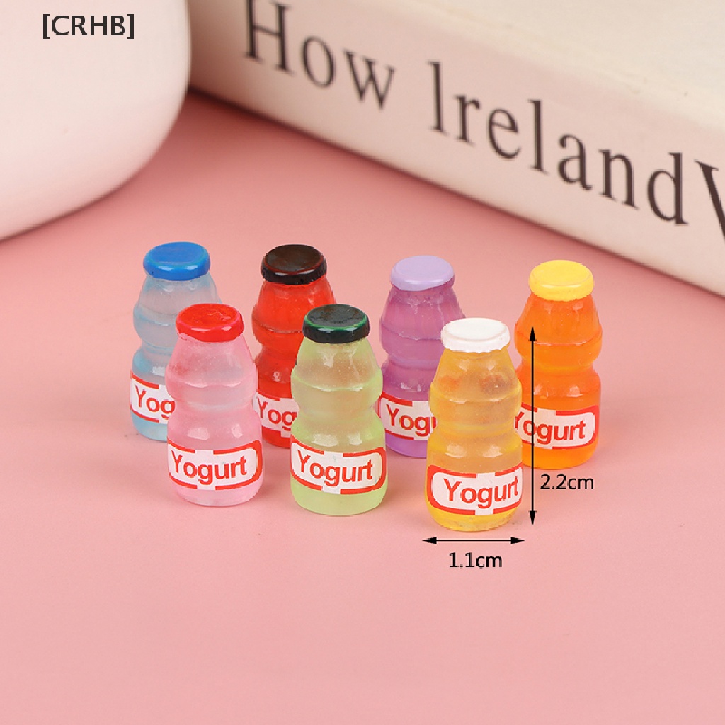 [CRHB] Set 5 Bình Sữa Dạ Quang Thu Nhỏ 1 / 12 Đồ Chơi Nhà Búp Bê Diy Bán Chạy