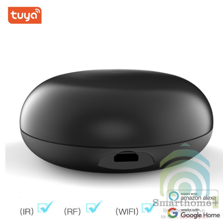 Trung Tâm Điều Khiển Thiết Bị Hồng Ngoại IR Và RF Wifi Tuya SHP-IRF2