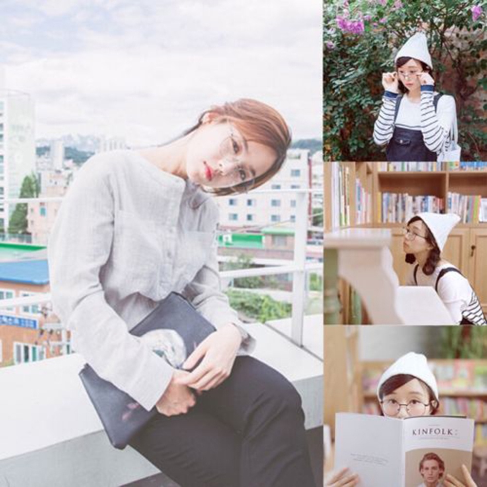 Kính mát gọng kim loại kiểu tròn phong cách vintage thời trang cho nữ