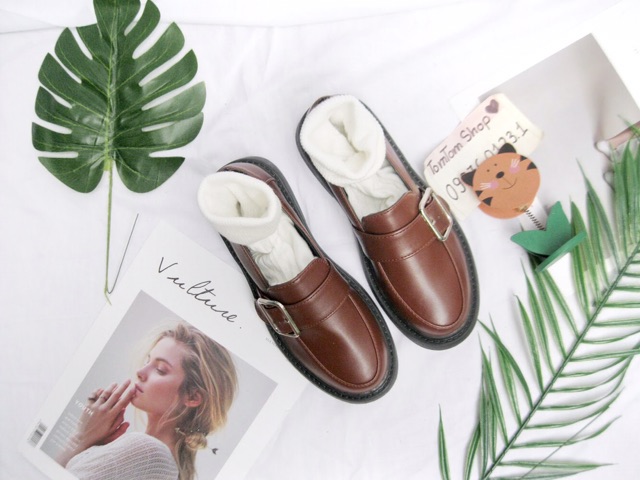 [CÓ SẴN] - Giày Oxford ulzzang khóa lệch 3 màu - CÓ CLIP - ảnh thật | BigBuy360 - bigbuy360.vn