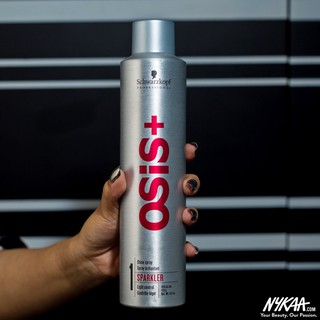 Keo xịt bóng tóc Schwarzkopf Osis+ 1 Sparkler Shine Spray 300ml, giúp giữ nếp nhẹ nhàng và làm phồng tóc