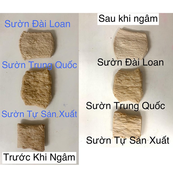 Sườn non thuần chay tinh khiết (500gr) Không trứng, sữa, hàn the, bột ngọt, phụ gia, chất bảo quản, non GMO | BigBuy360 - bigbuy360.vn