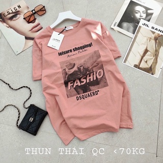 áo thun thái form rộng chụp thật < 70ki ( ko đẹp hoàn tiền )