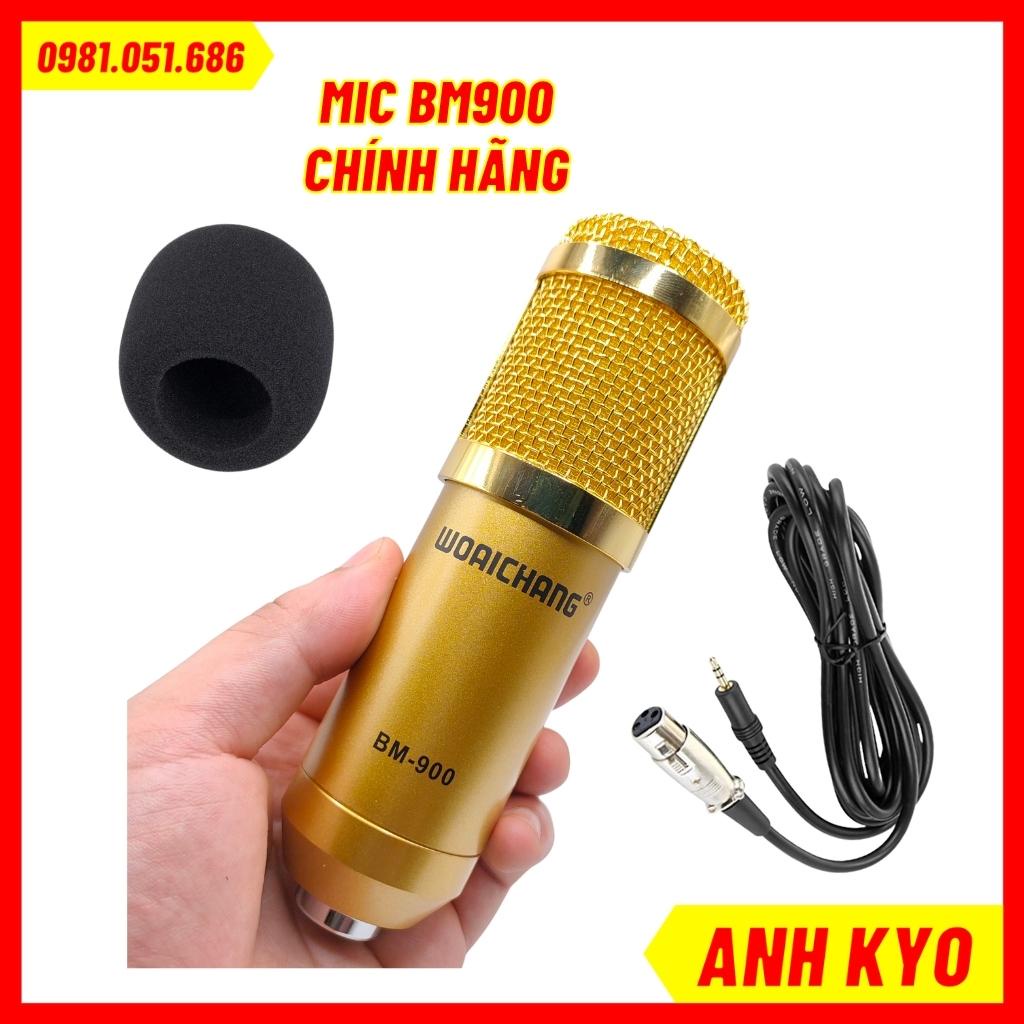 Mic thu âm BM 900 Kết hợp được nhiều dòng sound card như K10 và K300, H9, V8, V10 hát nhẹ