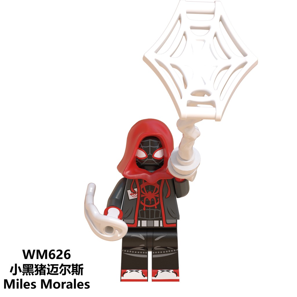 Mô Hình Lắp Ráp Nhân Vật Người Nhện Màu Xanh Lá WM6052