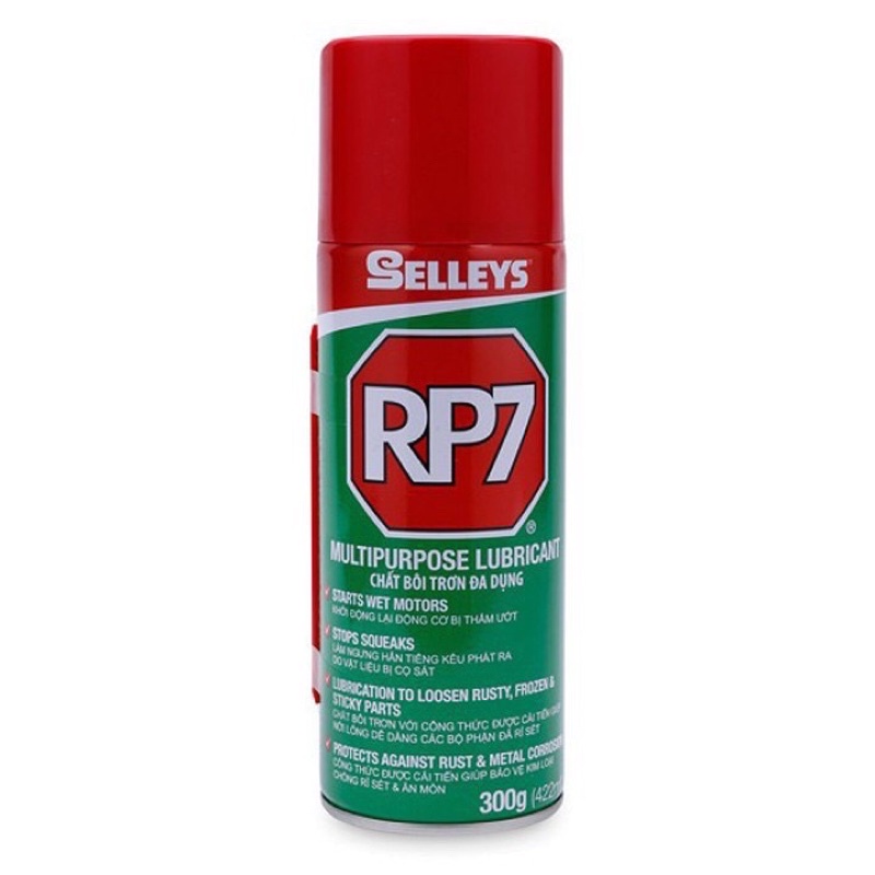 Bình xịt RP7 150ml, 350ml bôi trơn chống rỉ sét Selleys chính hãng
