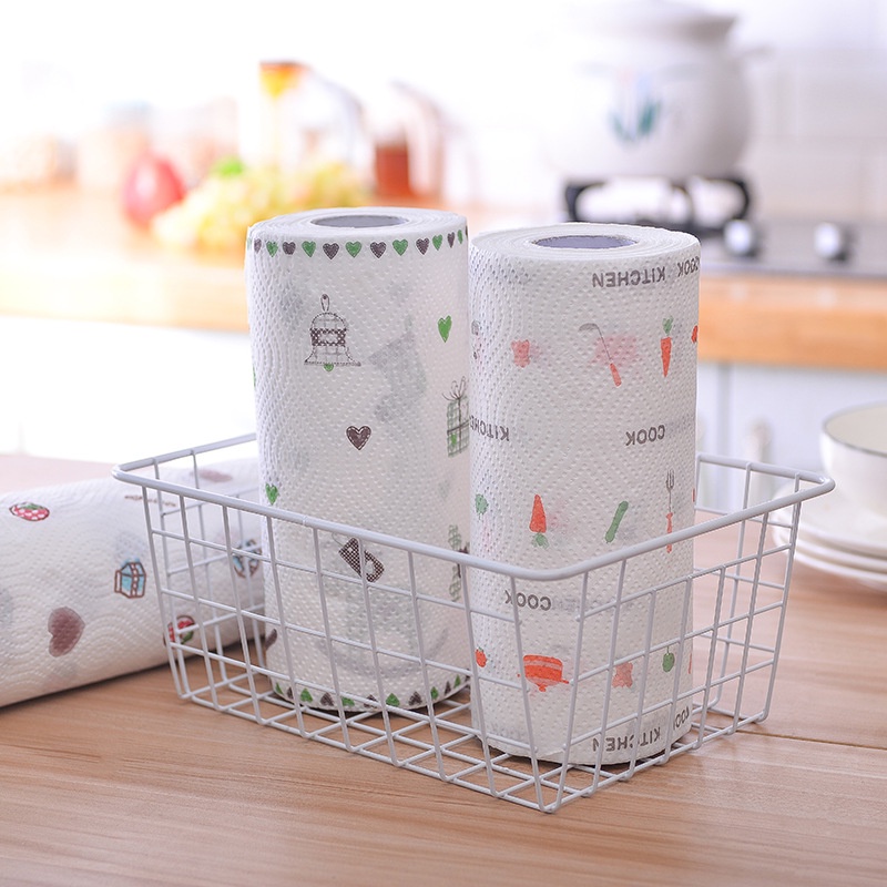 Cuộn giấy lau nhà bếp đa năng có thể tái sử dụng nhiều lần - Tiện dụng, tiết kiệm SIGO