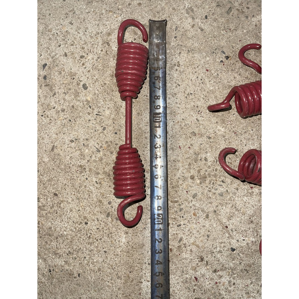 Sản phẩm gia đình làm: Lò xo đôi đỏ 20cm