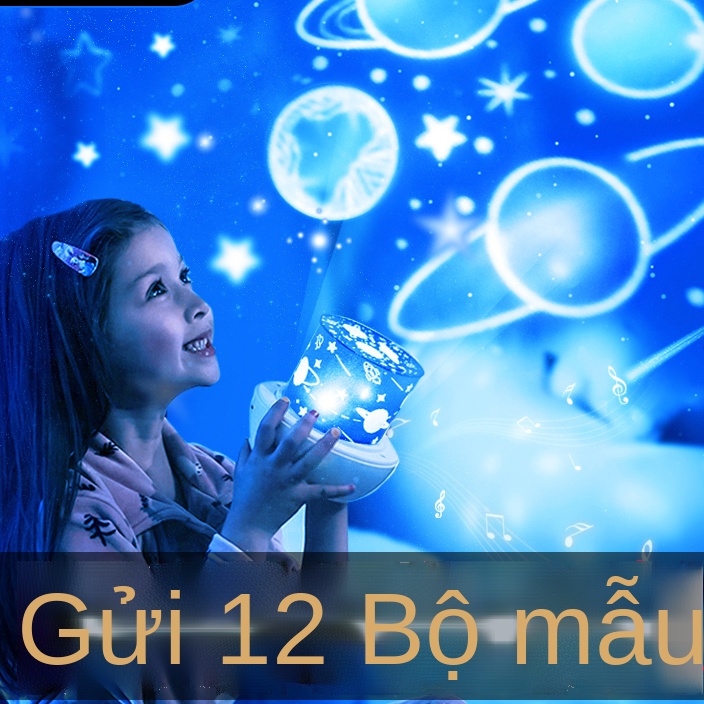❉◆Bầu trời đầy sao máy chiếu ánh sáng ban đêm nhỏ không khí đầu giường món quà sinh nhật nữ bố trí phòng ngủ trong phòng
