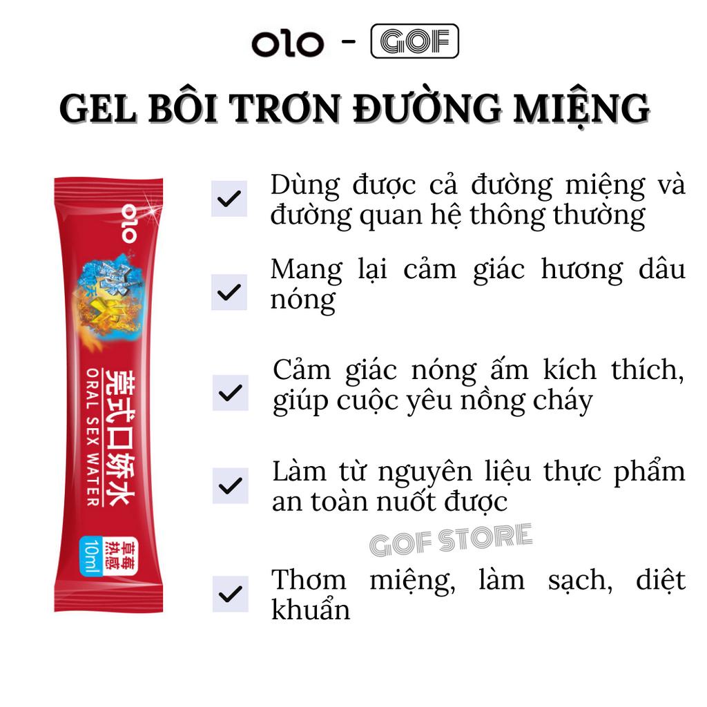 Gel bôi trơn gốc nước Olo cao cấp gói 7ml - Chính Hãng - GoF Store