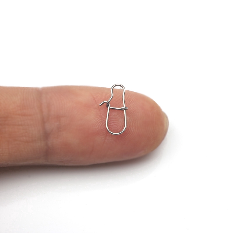 Set 100 móc gắn mồi câu cá inox 304 000-5#