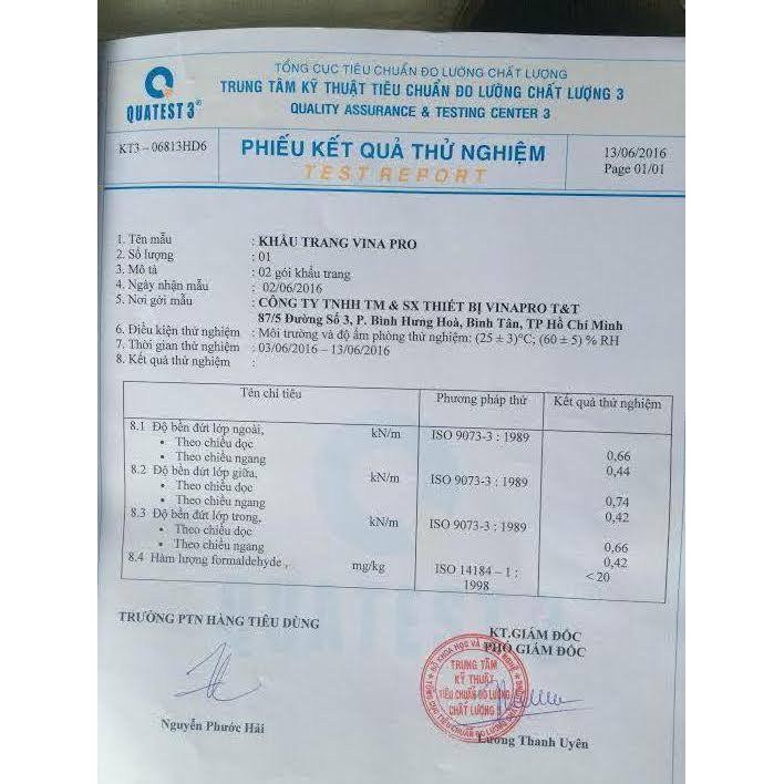 Khẩu trang đen Hàn Quốc Vinapro (Hàng chính hãng - 4 lớp) | BigBuy360 - bigbuy360.vn