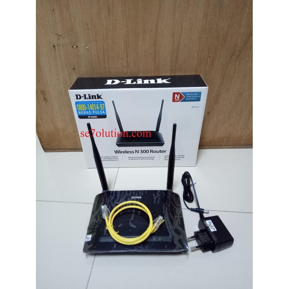 Bộ Phát Wifi D-Link Dir-612 Chuẩn N 300Mbps Mở Rộng Sóng  - Chính Hãng Phân Phối | Dlink Dir-612  - chuyensiphukien1