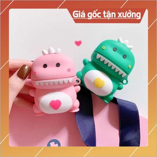 Vỏ bảo vệ đựng tai nghe Airpod 1/Airpod 2/Airpod pro mẫu đẹp hình khủng long