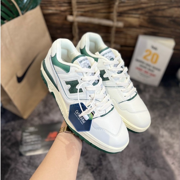 Giày Thể Thao Nam Nữ New Blance, Nb550 EverGreen. Full phụ kiện.