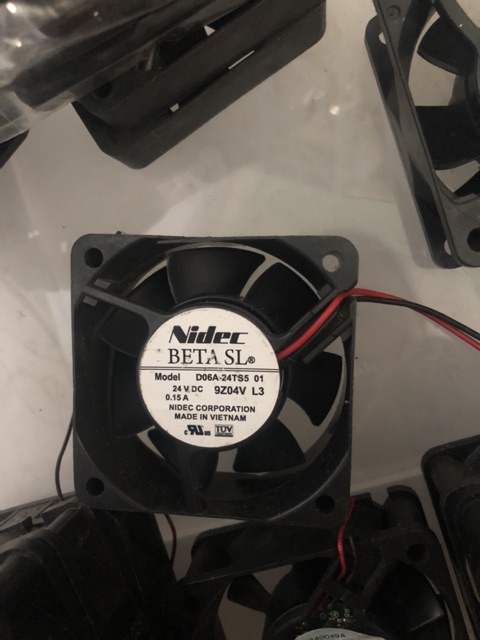 Quạt hút, quạt tản nhiệt máy tính 6cm 24V DC kích thước 60x60x25mm