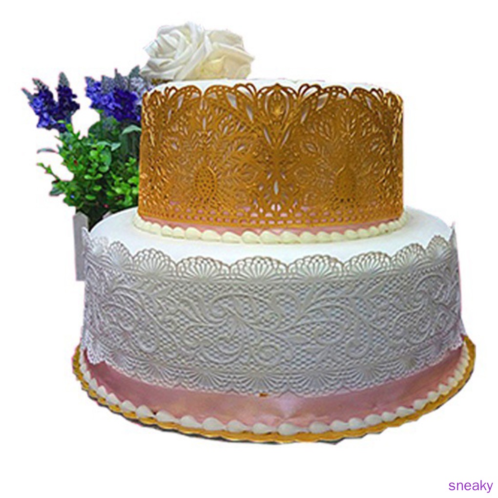 Khuôn silicone tạo hình ren hoa dành cho trang trí bánh kẹo