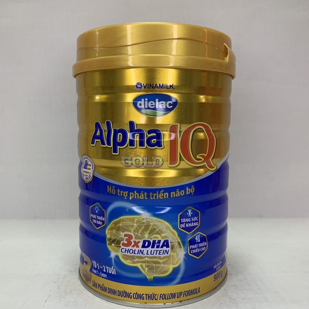 Sữa bột Dielac Alpha IQ Gold 3 900g