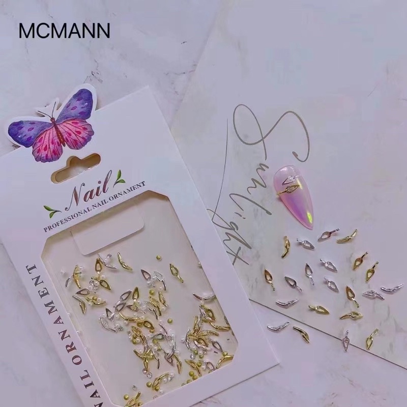 Charm mix kim loại ngoc trai