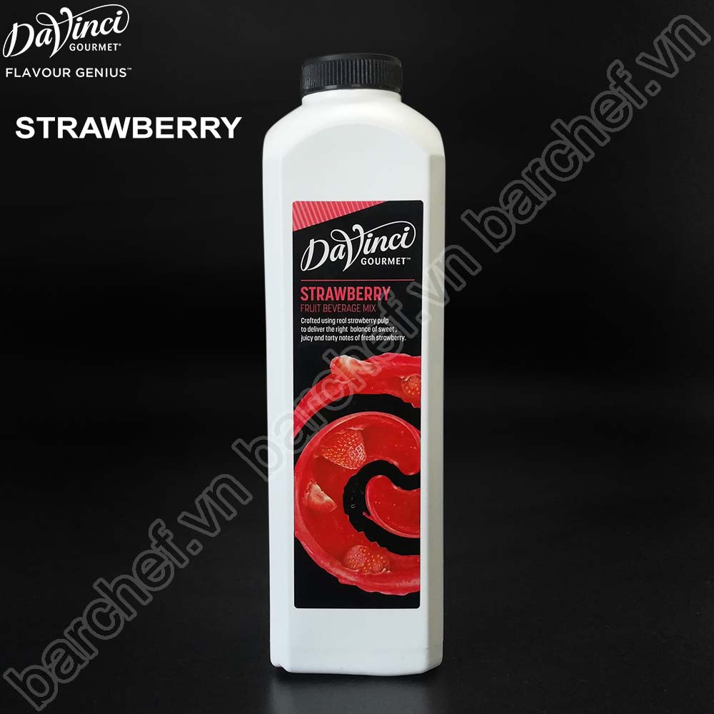 Hỗn hợp sinh tố Dâu tây Davinci Gourmet  - chai 1L