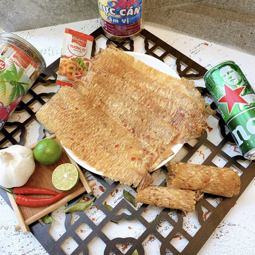 Mực cán tẩm vị 300g cay vừa thơm ngon, TUMDUM  đồ ăn vặt HÀ NỘI | BigBuy360 - bigbuy360.vn
