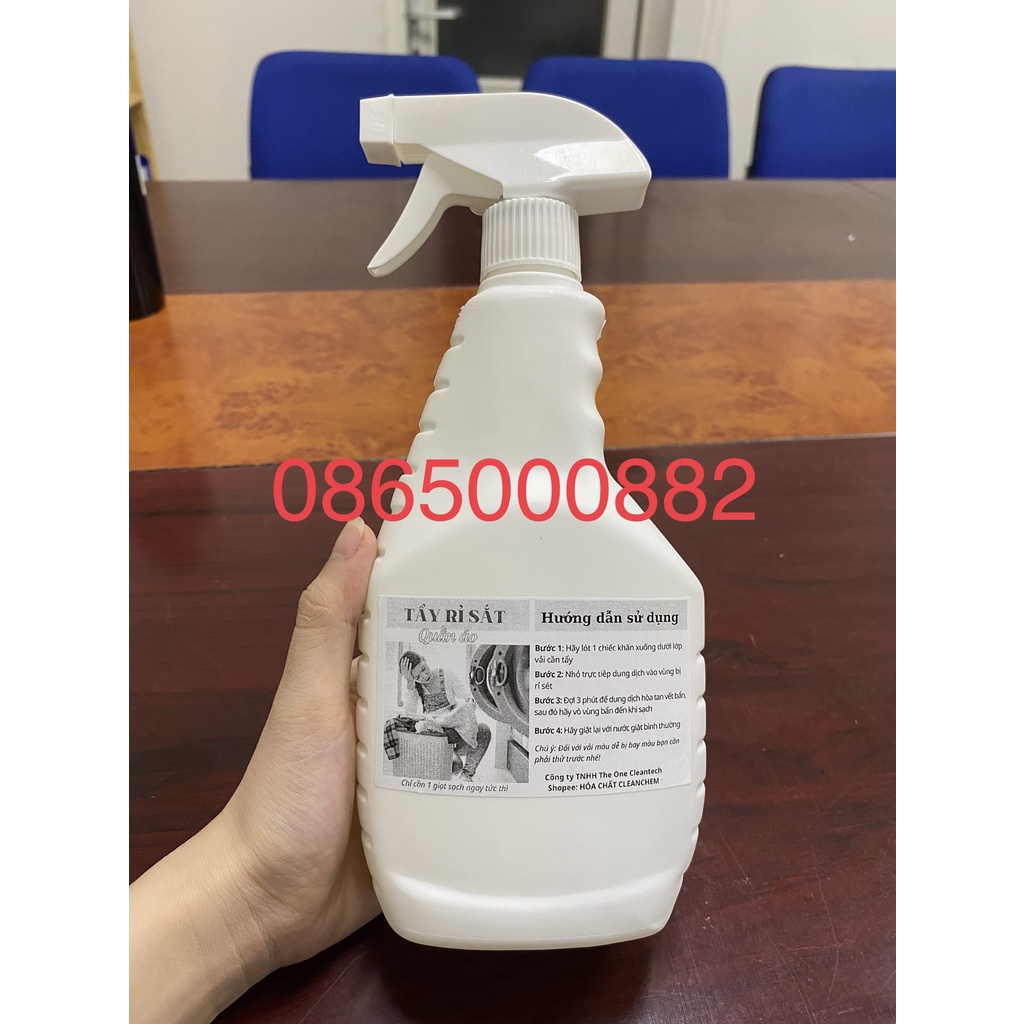 Tẩy rỉ sét quần áo siêu hiệu quả