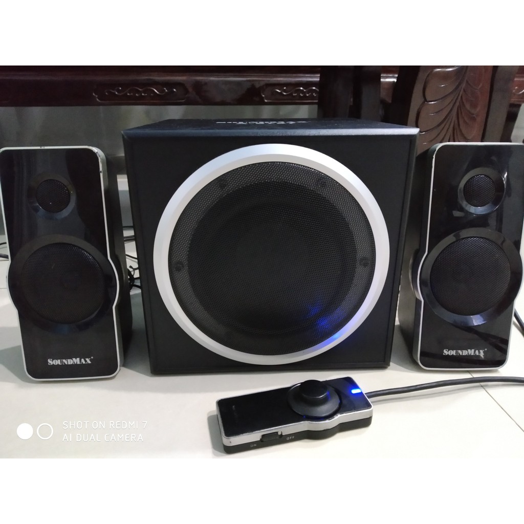 Loa vi tính soundmax A2727 Đã qua sử dụng - tặng kèm jack 3.5 loại tốt