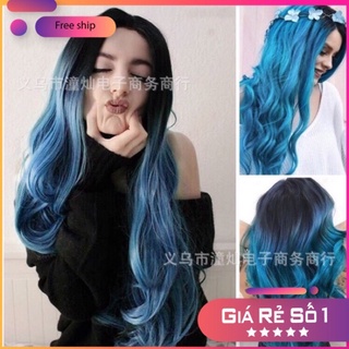 Tóc giả nữ cao cấp , tóc giả nữ nguyên đầu chất liệu tơ mềm mượt tóc thật + tặng kèm lưới online_shopping_1102