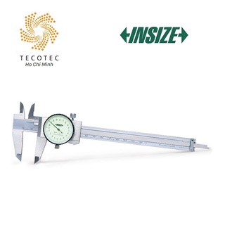 Thước cặp đồng hồ insize 1312-300a, khoảng đo: 0mm - 300mm hàng chính hãng