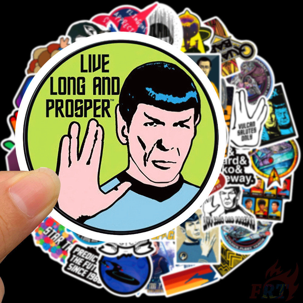 ❉ Star Trek Series 04 Stickers ❉ 50Pcs/Set DIY Fashion Luggage Laptop Skateboard Doodle Decals Stickers