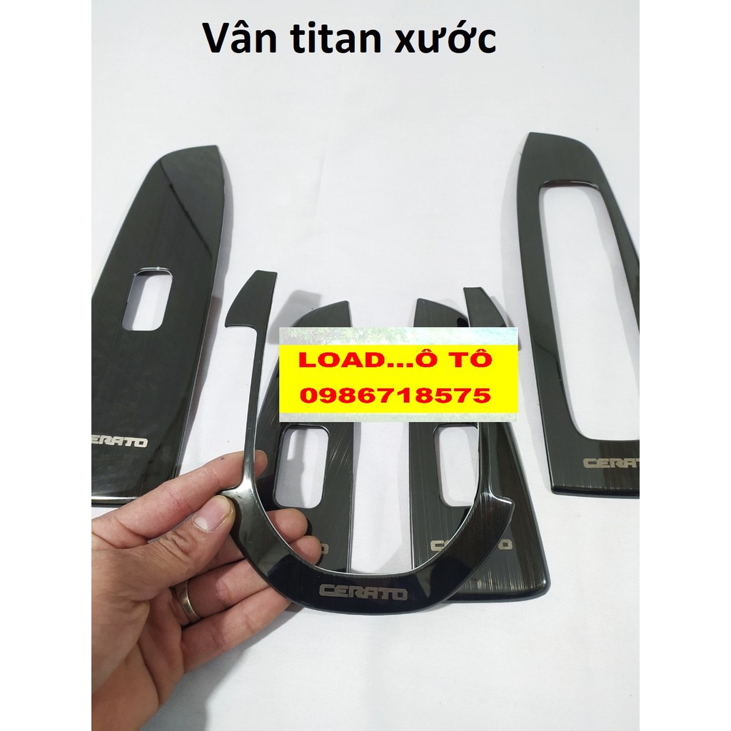 Ốp nội thất cerato 2019 - 2021 Titan cao cấp, Ốp Nội Thất Titan Cerato 2019 - 2021 Load ô tô