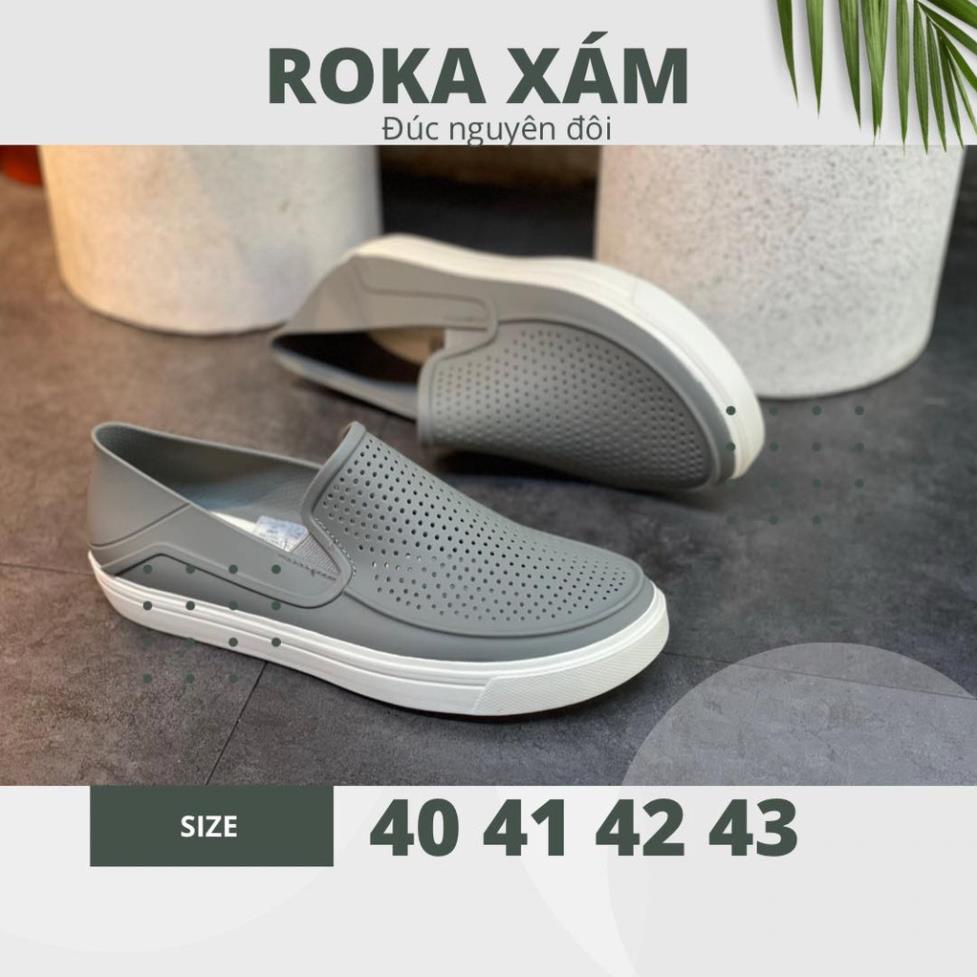Giày Cross Nam Citilane Roka Slip On Chính Hãng,giày lười nam, chất liệu nhựa đi mưa. JKK