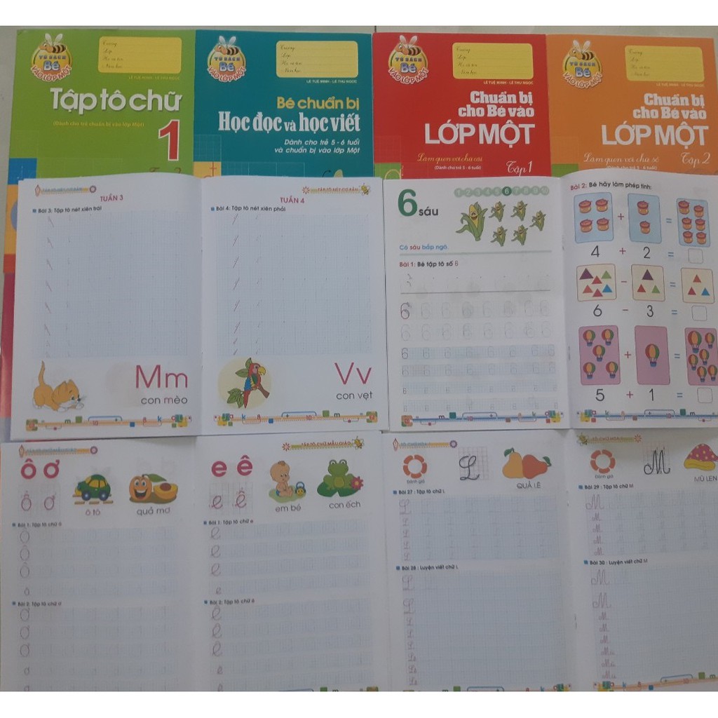 Sách: Combo Chuẩn Bị Cho Bé Vào Lớp Một