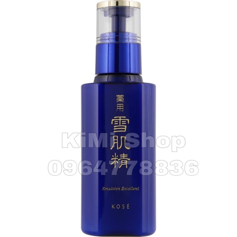 Sữa dưỡng ẩm trắng da Kose Medicated Sekkisei Emulsion Excellent