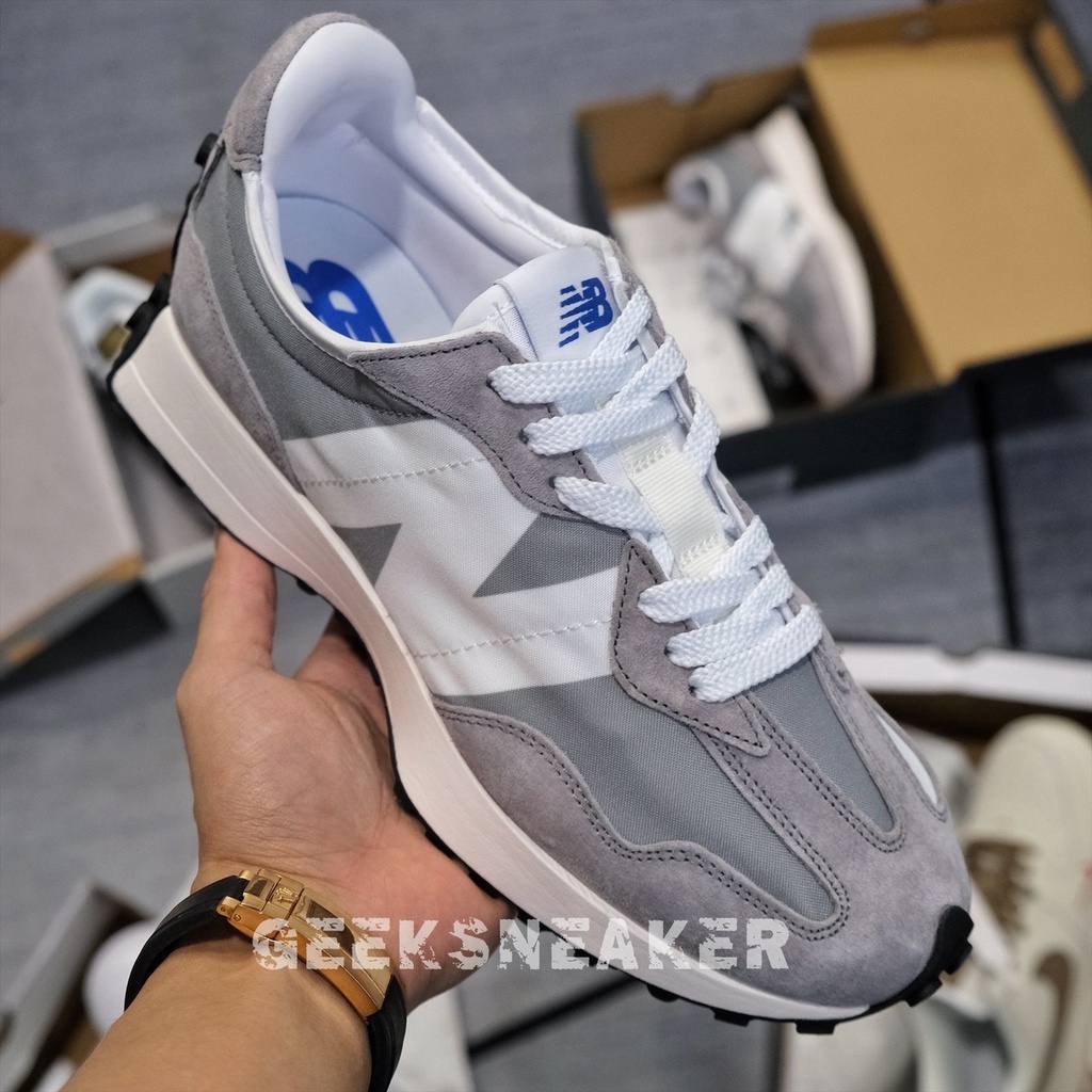 [GeekSneaker] Giày Sneaker Cổ thấp New Balance 327 | NB 327 – Grey