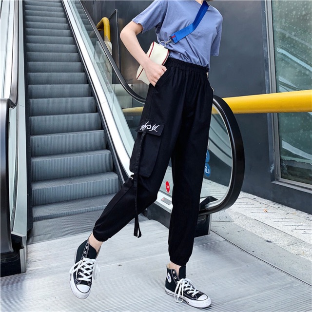 Jogger kaki túi hộp dây