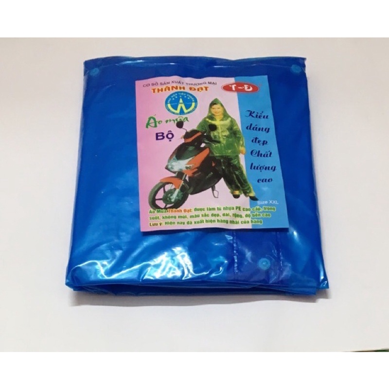 Áo mưa bộ Thành Đạt siêu nhẹ siêu bền