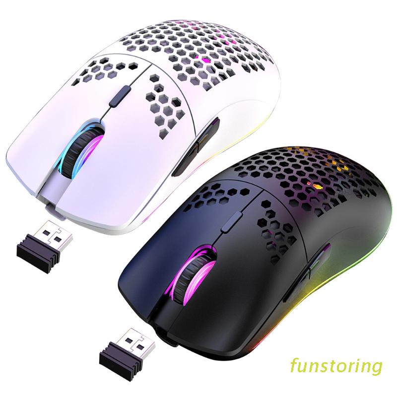 Chuột Chơi Game Không Dây Xyh80 2.4ghz 4 Chế Độ 3200 Dpi Rgb