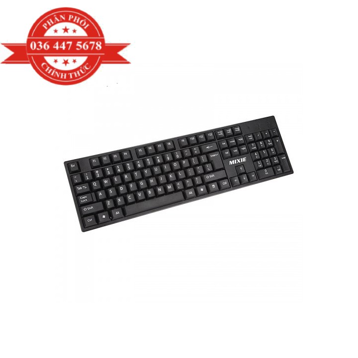 Bàn phím MIXIE - X7: Bàn phím đẹp, bấm êm, không tiếng kêu