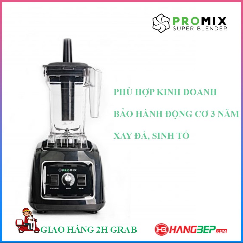 [Mã ELHA22 giảm 6% đơn 300K] Máy xay sinh tố công nghiệp Promix PM-819B - Xay đá khỏe - Bảo hành chính hãng 3 năm.