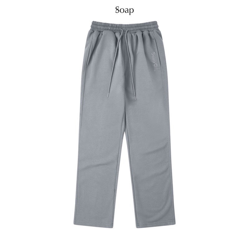 Quần dài Track Pants Soap Studio Màu Smoke Gray chất liệu chân cua kiểu dáng unisex nam nữ