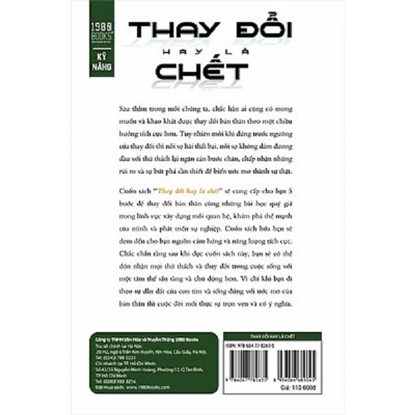 Sách - Thay Đổi Hay Là Chết