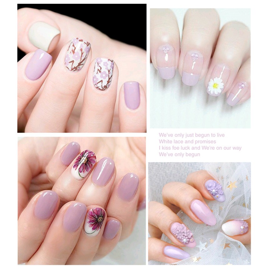Sơn gel AS - màu tím nhẹ mã XY