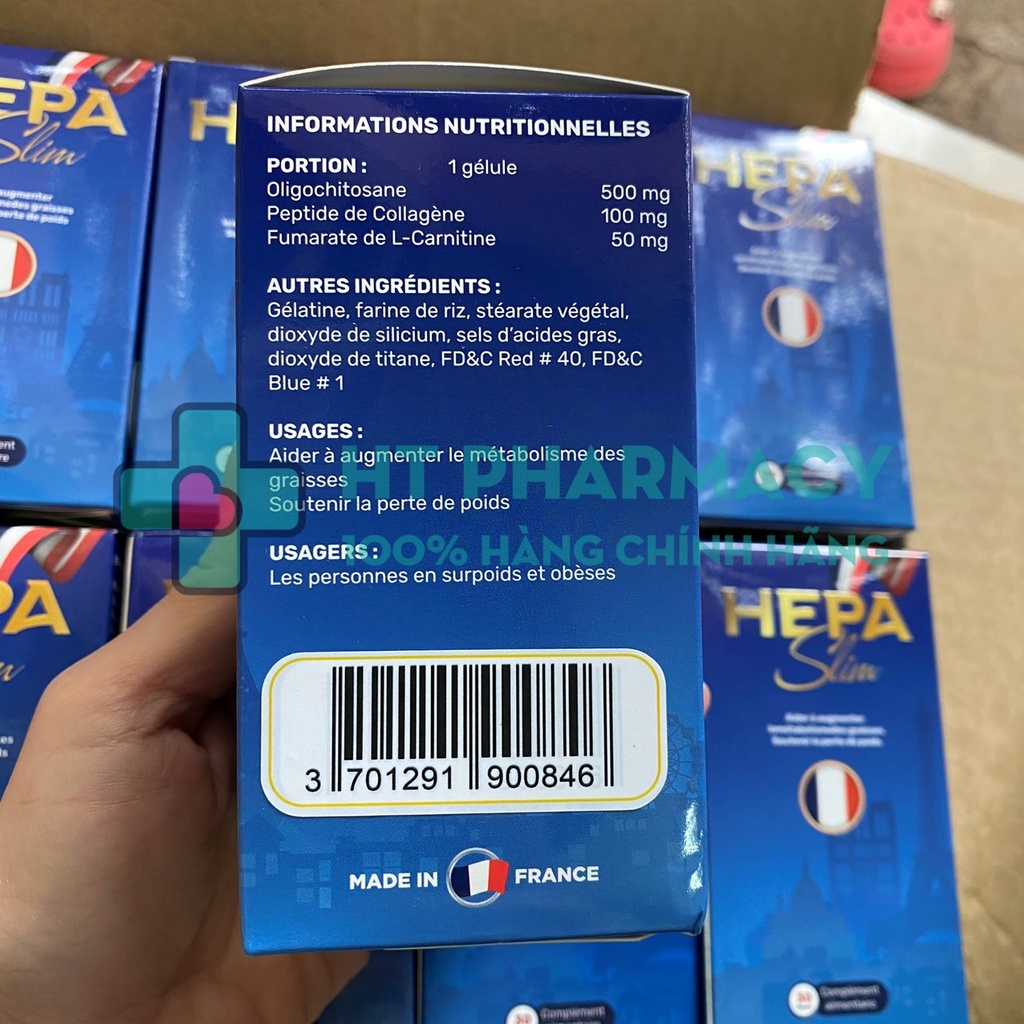 GIẢM CÂN HEPA SLIM - NHẬP KHẨU PHÁP