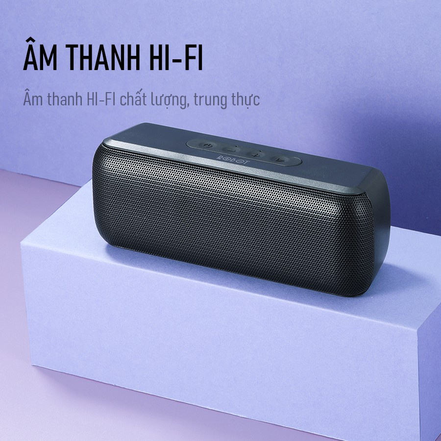 Loa Bluetooth VIVAN RB220 Âm Thanh Hi-Fi Mạnh Mẽ Kích Thước Nhỏ Gọn Dễ Mang Theo Bảo Hành 12 Tháng