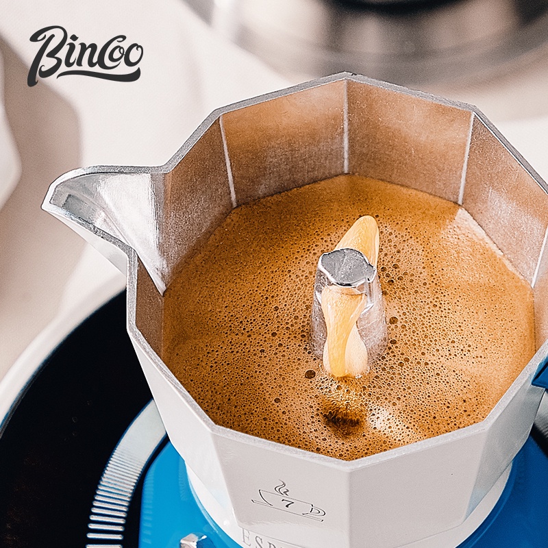 Bình moka BINCOO pha cà phê espresso có vòng bột 150ml/ 300ml