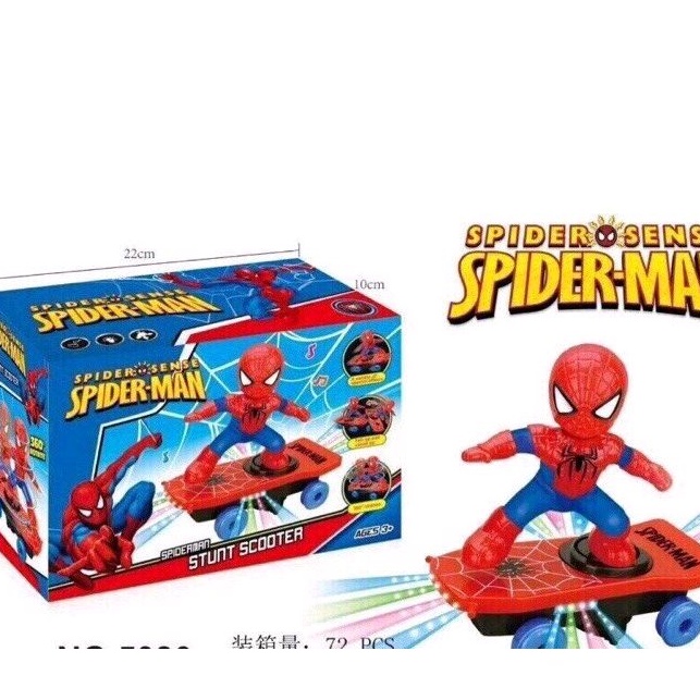 Đồ chơi chuột mickey/ spider man thăng bằng chạy 360 độ